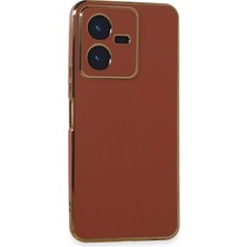 CPT16 Vivo Y22 2022 Kılıf Volet Silikon - Kırmızı