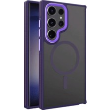 CPT16 Samsung Galaxy S23 Ultra Winner Magsafe Kapak - Derin Mor