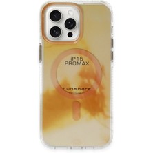 CPT16 iPhone 15 Pro Max Phantom Magsafe Kapak - Gold