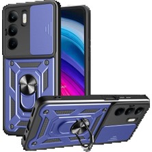 CPT16 Realme C75 4g Kılıf Pars Lens Yüzüklü Silikon - Lacivert
