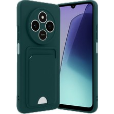 CPT16 Xiaomi Redmi 14C Kelvin Kartvizitli Silikon - Koyu Yeşil