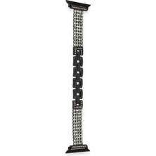 CPT16 Apple Watch 38MM Live Taşlı Kordon - Siyah