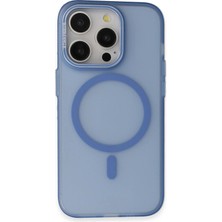 CPT16 iPhone 14 Pro Max Frost Standlı Magsafe Kapak - Sierra Blue