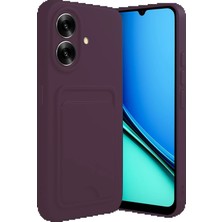 CPT16 Realme Note 60 Kelvin Kartvizitli Silikon - Derin Mor
