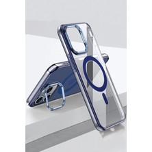 CPT16 iPhone 15 Pro Drop Magsafe Kapak - Lacivert