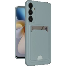 CPT16 Samsung Galaxy A56 Kılıf Kelvin Kartvizitli Silikon - Açık Yeşil