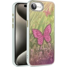 CPT16 iPhone 16E Kılıf Blade Aynalı Desenli Kapak - Desen 5