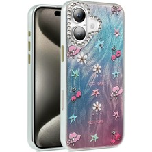 CPT16 iPhone 16 Plus Kılıf Blade Aynalı Desenli Kapak - Desen 4