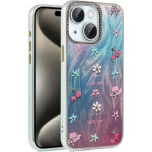 CPT16 iPhone 15 Plus Kılıf Blade Aynalı Desenli Kapak - Desen 4