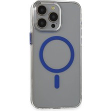 CPT16 iPhone 15 Pro Max Bubble Magsafe Kapak - Lacivert