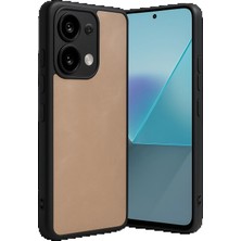 CPT16 Xiaomi Redmi Note 13 4g Kılıf Aras Deri Kapak - Pudra