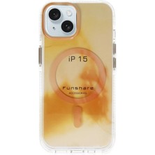 CPT16 iPhone 15 Phantom Magsafe Kapak - Gold