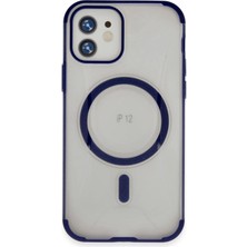 CPT16 iPhone 12 Hilton Magsafe Kapak - Lacivert