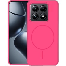 CPT16 Xiaomi Mi 14T Pro Kılıf Jully Magsafe Kapak - Bordo