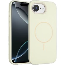 CPT16 iPhone 16E Kılıf Jully Magsafe Kapak - Bej