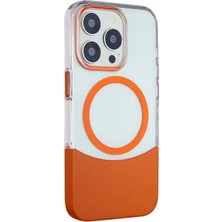 CPT16 iPhone 14 Pro Max Pc Suit Magsafe Kapak - Turuncu