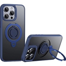 CPT16 iPhone 15 Pro Max Avatar 360 Dönen Magsafe Kapak - Lacivert