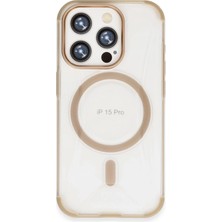 CPT16 iPhone 15 Pro Hilton Magsafe Kapak - Gold