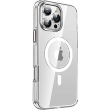 CPT16 iPhone 16 Pro Crystal Magsafe Kapak - Şeffaf