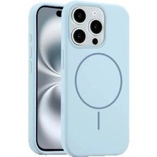 CPT16 iPhone 15 Pro Max Kılıf Jully Magsafe Kapak - Mavi