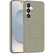 CPT16 Samsung Galaxy S25 Kılıf Jully Magsafe Kapak - Çöl Titanyum