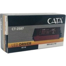 40W LED Dönüştürücü, 60X60 Panel, Yüksek Performans, Güçlü ve Güvenilir