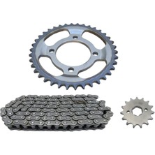 125CG Cgl Kaplinli Ön-Arka Dişli Zincir Set Ith 428H 110L 38-15T