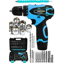 58V 12AH Çift Çelik Şanzumanlı Şarjlı Matkap, Güçlü ve Dayanıklı Performans Sağlar