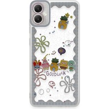 CPT16 Samsung Galaxy A05 Kılıf Sweet Desenli Silikon Kapak - Açık Mavi