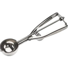 Metal Dondurma Kepçesi, Topu Servis Kaşığı, Pratik ve Şık Mutfak Aracı