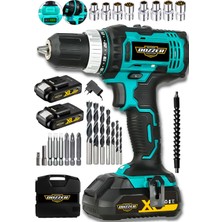 27 Parça Darbeli Akülü Matkap Seti, Çift Soğutmalı, Çok Yönlü ve Güçlü