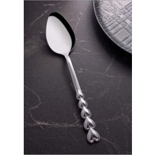 Kalpli 6'lı Paslanmaz Çelik Yemek Kaşık Takımı, Şık ve Kullanışlı Set