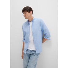 Mavi Çizgili Mavi Gömlek 0211710-90934