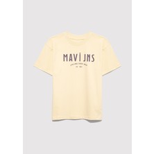 Mavi Mavi Jns Baskılı Sarı Tişört 6610396-70024