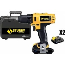 Güçlü 32V 5A Akülü Vidalama ve Darbeli Matkap, Dayanıklı ve Yüksek Performanslı Araç