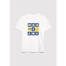 Mavi Mavi Jeans Baskılı Ekru Tişört 7610366-70057