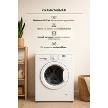 Nart Home Yastık Alezi Seti Pamuklu 6’lı Kapitone Yastık Koruyucu Gri