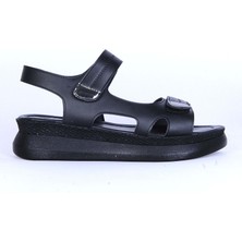 Moda Ayakkabı 146 Syh-Krem Ortopedik Kadın Sandalet Ayakkabı