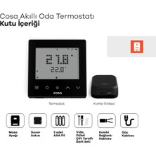 Cosa Akıllı Oda Termostatı Kablosuz Kombi Kontrolü V5