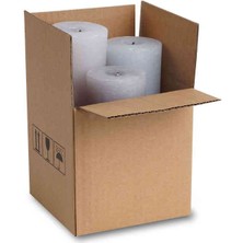 30X23X23 cm Esmer Tek Oluklu A-Box Taşıma Kolisi 100 Adet