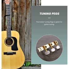 Aiorwel Bir Set Klasik Gitar Akort Tuşları Burguları Akort Kafaları Akort Cihazı (Yurt Dışından)