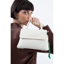 United Colors of Benetton Kadın El ve Çapraz Çantası BNT1519 - Beyaz