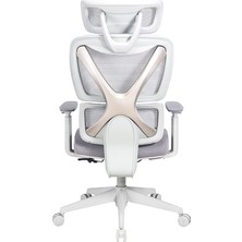 Unique-S Yönetici ve Çalışma Koltuğu-Gri-Krem 74X117.5-127X65.5 cm