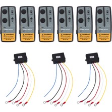 Luxuriles Set 12V 24V 2.4g 50M Evrensel Araba Kablosuz Vinç Vinç Uzaktan Kumanda Kontrol Cihazı Çift El Seti Aralığı (Yurt Dışından)