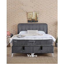 Latex Pratic Çift Kişilik Yatak Baza Başlık Seti (200 x 200)