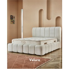 Velura Home & Living Body Form Çift Kişilik Yatak Baza Başlık Seti (160 x 200)