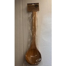 Kahverengi Ahşap Derin Kepçe, Kullanışlı ve Şık Tasarım