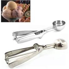 Şık Metal Dondurma Kepçesi, Pratik ve Dayanıklı Kullanım Için Ideal