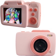 Watch Gear KDC-008A 2.4 Inç Ekran Çocuk Kamera Çevirme Tasarımı Çocuklar Kamera Oyuncak Yürümeye Başlayan Doğum Günü Hediyesi (Yurt Dışından)