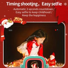 Watch Gear Noel Tarzı 2.0 Inç Ekran Çocuk Hd Dijital Kamera 32G Tf Kart + Kart Okuyucu ile Anında Fotoğraf Yazıcısı (Yurt Dışından)
